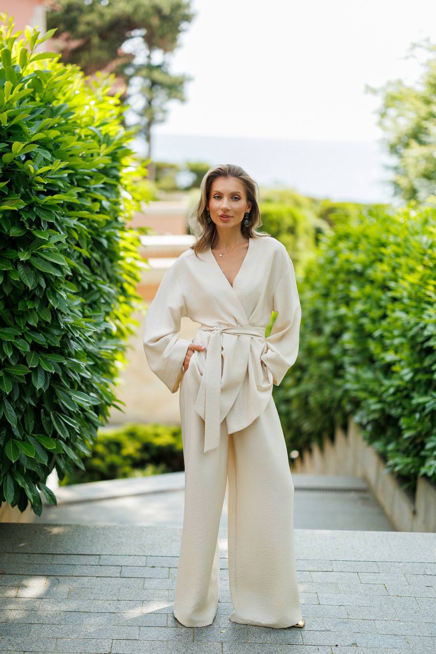 Elegancki komplet w stylu boho