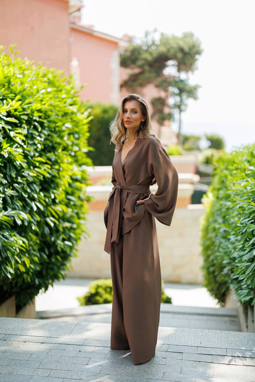 Elegancki komplet w stylu boho